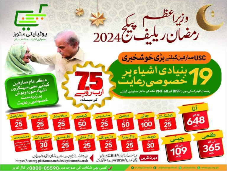 Shahbaz Sharif's Ramzan Relief Package 2024